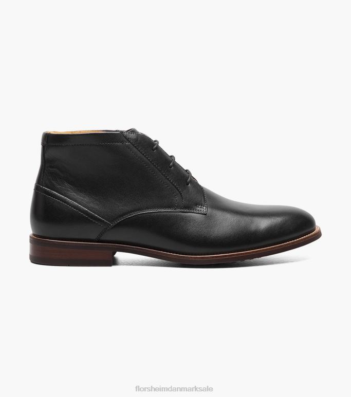 Florsheim Mænd rucci chukka støvle med almindelig tå NF0RV57 fodtøj sort