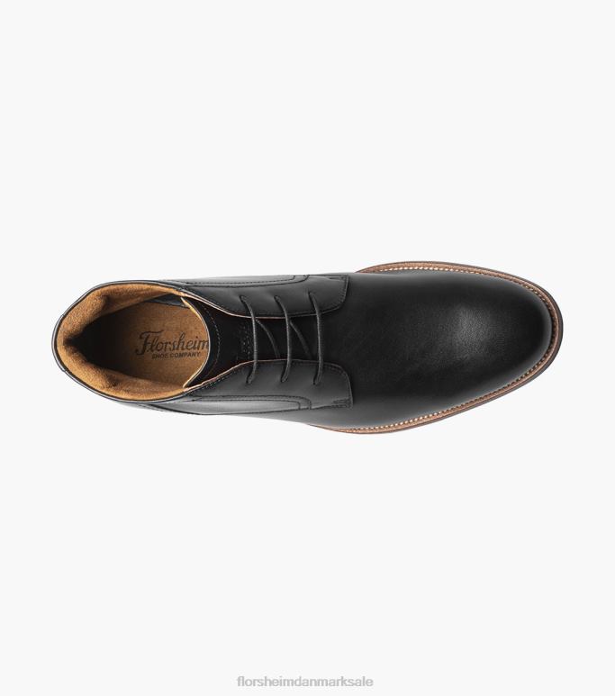 Florsheim Mænd rucci chukka støvle med almindelig tå NF0RV57 fodtøj sort