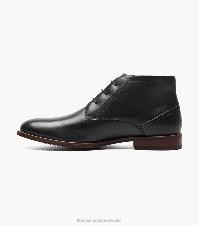 Florsheim Mænd rucci chukka støvle med almindelig tå NF0RV57 fodtøj sort