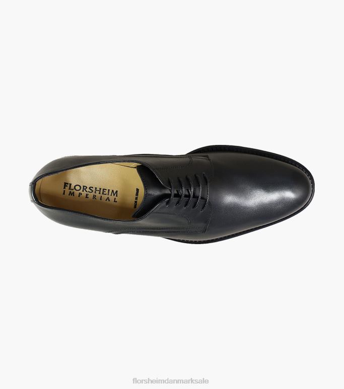 Florsheim Mænd russell plain toe oxford NF0RV62 fodtøj sort