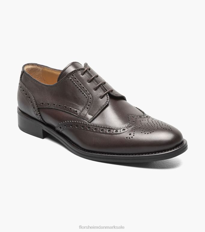 Florsheim Mænd russell vingespids perf oxford NF0RV216 fodtøj mørkebrun