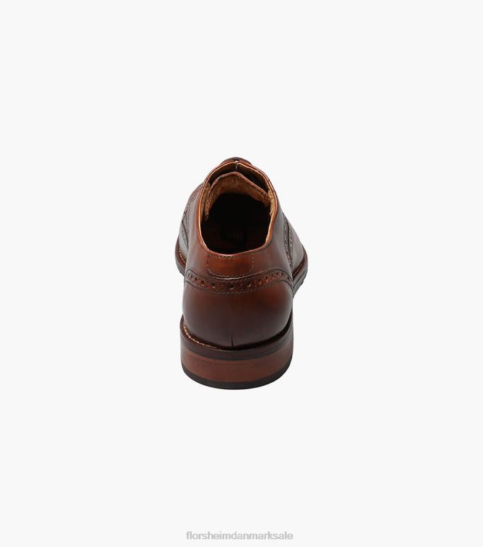 Florsheim Mænd salerno vingespids oxford NF0RV250 fodtøj cognac