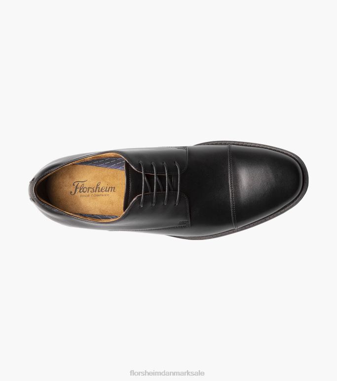 Florsheim Mænd santucci cap toe oxford NF0RV159 fodtøj sort