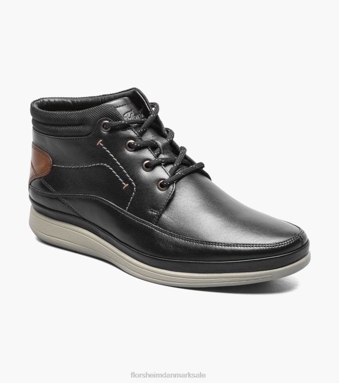 Florsheim Mænd saul almindelig tå chukka støvle NF0RV289 fodtøj sort