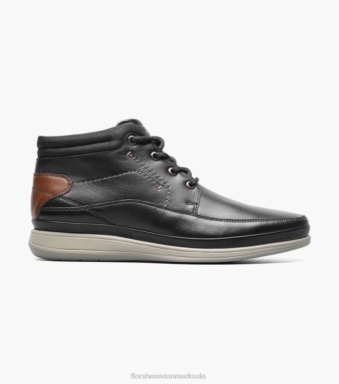 Florsheim Mænd saul almindelig tå chukka støvle NF0RV289 fodtøj sort