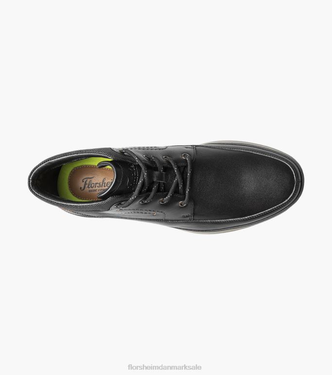 Florsheim Mænd saul almindelig tå chukka støvle NF0RV289 fodtøj sort