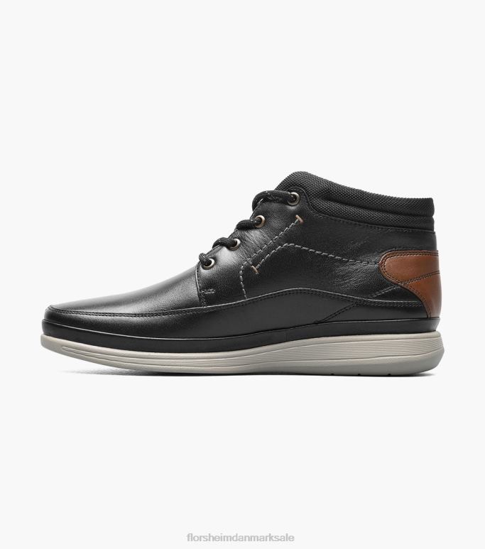 Florsheim Mænd saul almindelig tå chukka støvle NF0RV289 fodtøj sort