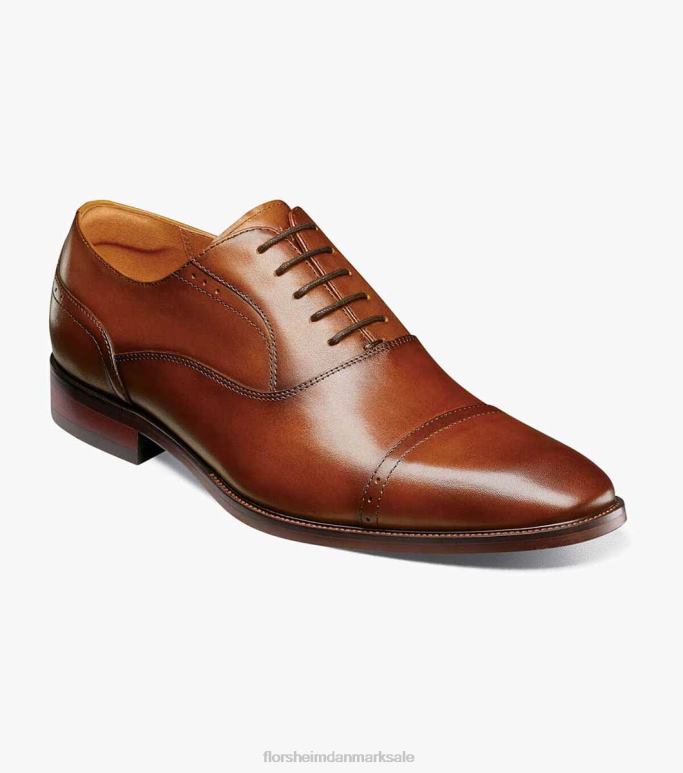 Florsheim Mænd sorrento cap toe oxford NF0RV142 fodtøj cognac