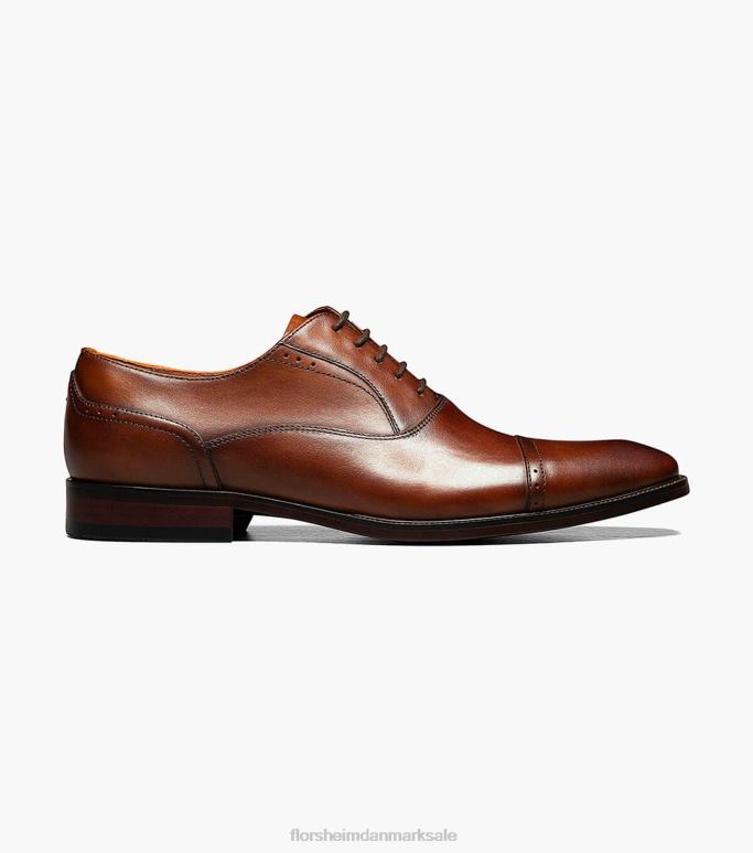 Florsheim Mænd sorrento cap toe oxford NF0RV142 fodtøj cognac