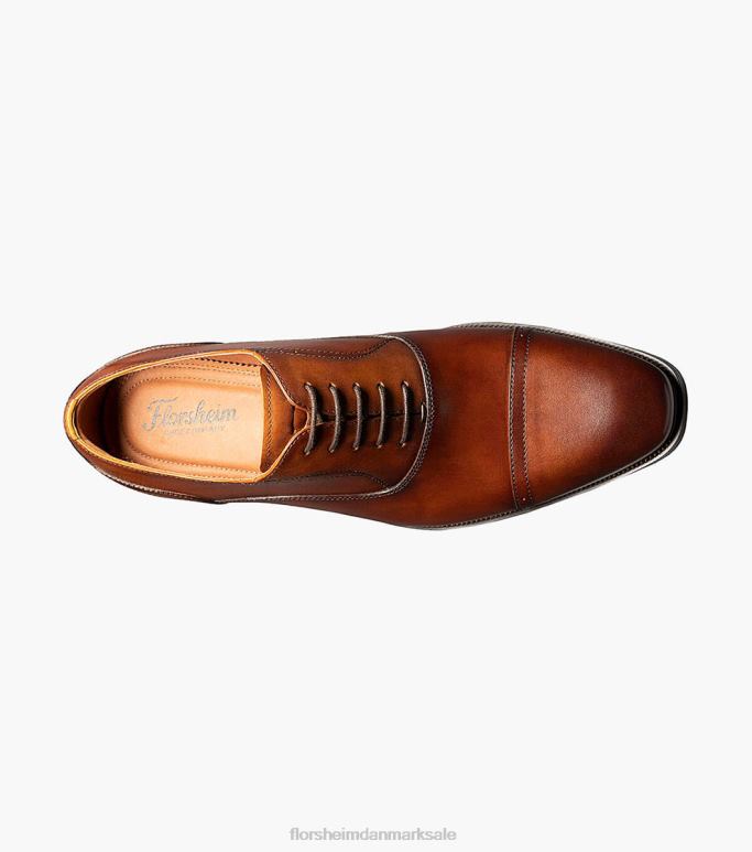 Florsheim Mænd sorrento cap toe oxford NF0RV142 fodtøj cognac