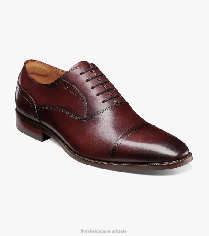 Florsheim Mænd sorrento cap toe oxford NF0RV143 fodtøj bordeaux