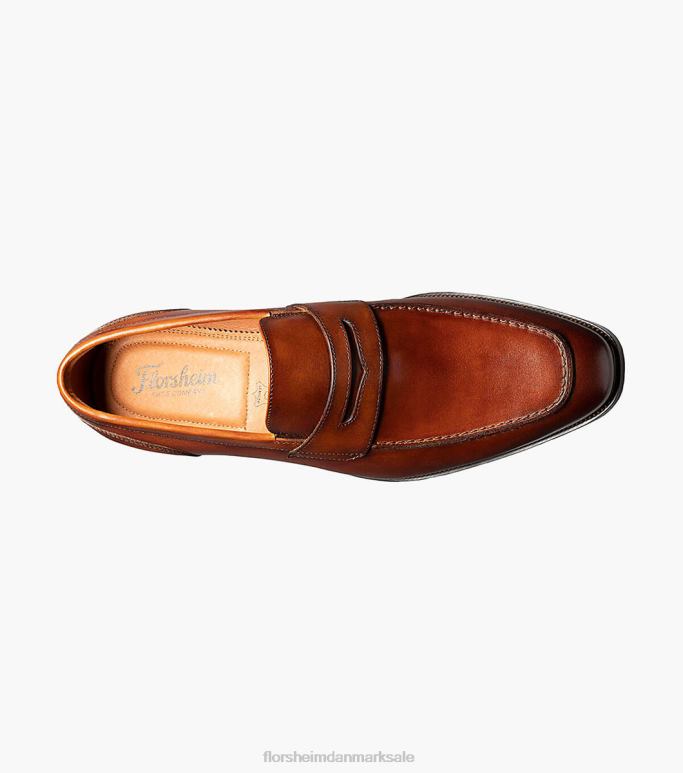 Florsheim Mænd sorrento moc toe penny loafer NF0RV198 fodtøj cognac