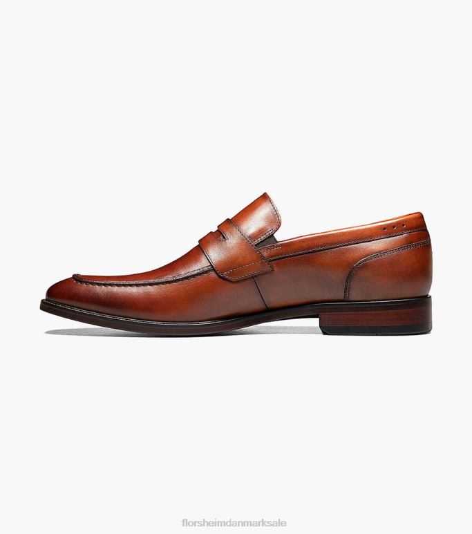 Florsheim Mænd sorrento moc toe penny loafer NF0RV198 fodtøj cognac
