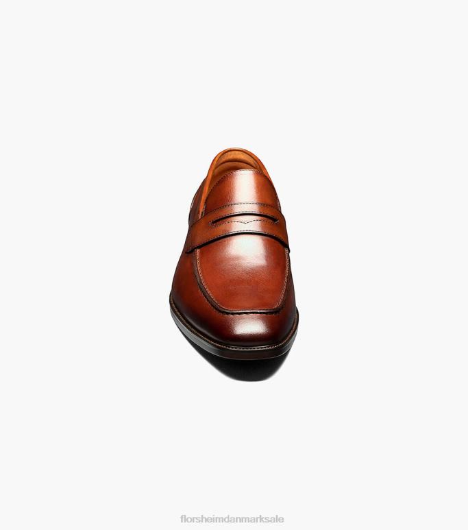 Florsheim Mænd sorrento moc toe penny loafer NF0RV198 fodtøj cognac