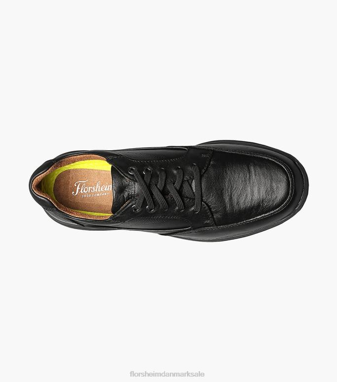 Florsheim Mænd store søer moc toe gåtur NF0RV380 fodtøj sort tumlede