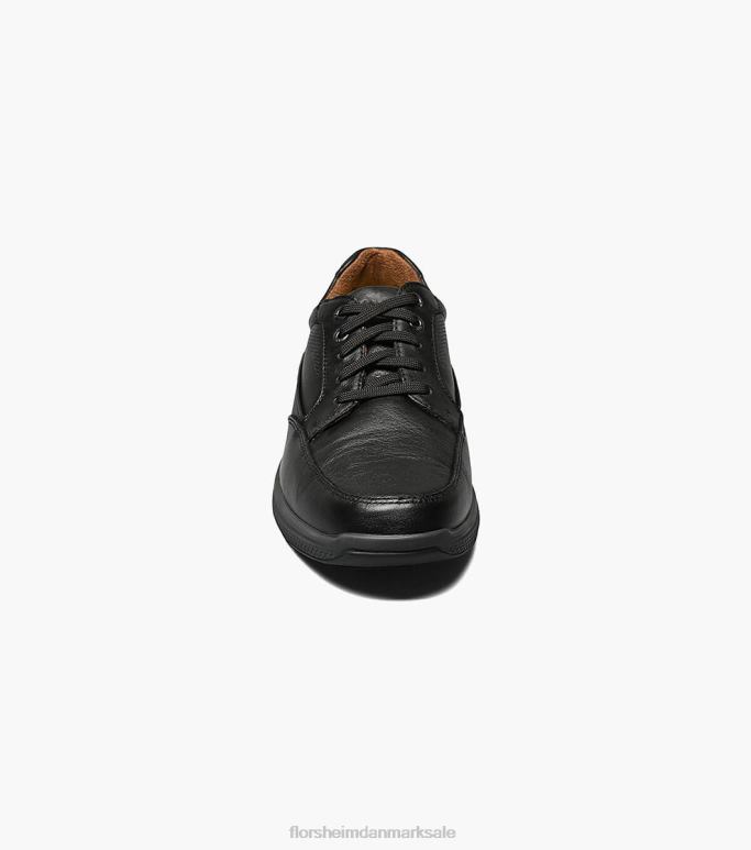 Florsheim Mænd store søer moc toe gåtur NF0RV380 fodtøj sort tumlede
