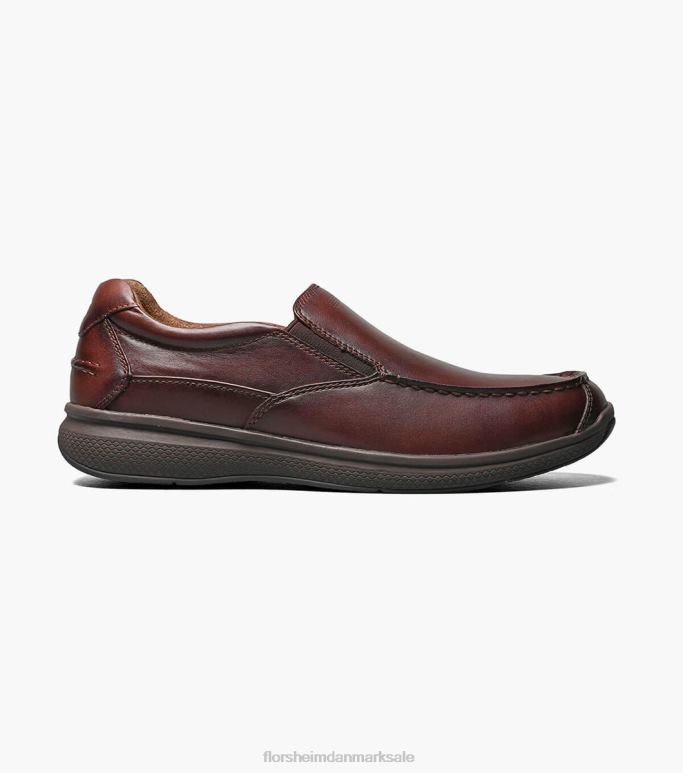Florsheim Mænd store søer moc toe slip på NF0RV358 fodtøj Brun