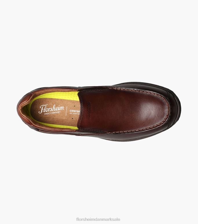 Florsheim Mænd store søer moc toe slip på NF0RV358 fodtøj Brun