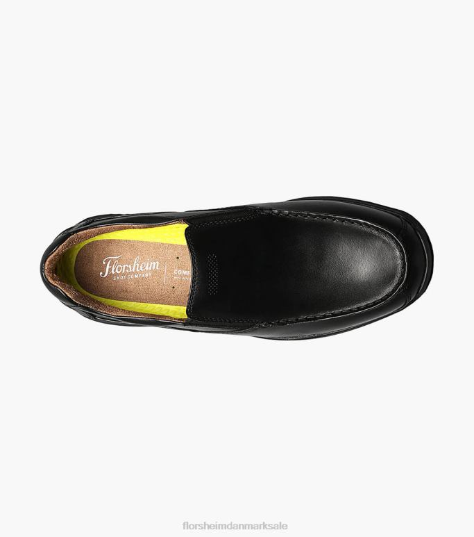 Florsheim Mænd store søer moc toe slip på NF0RV360 fodtøj sort