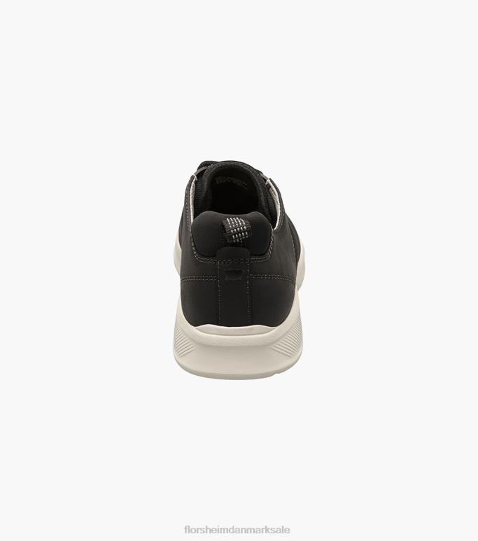 Florsheim Mænd studio perf sneaker med snørebånd NF0RV294 fodtøj sort nubuck