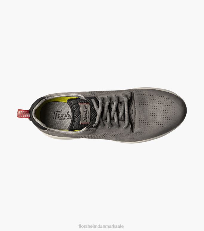 Florsheim Mænd studio perf sneaker med snørebånd NF0RV295 fodtøj grå