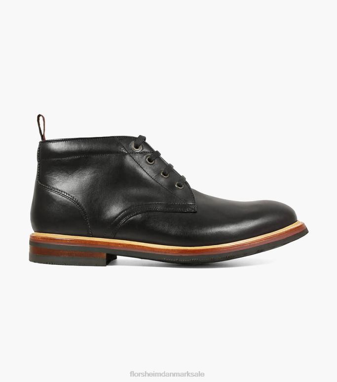 Florsheim Mænd støberi almindelig tå chukka støvle NF0RV390 fodtøj sort