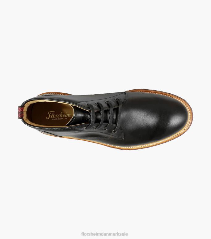 Florsheim Mænd støberi almindelig tå chukka støvle NF0RV390 fodtøj sort