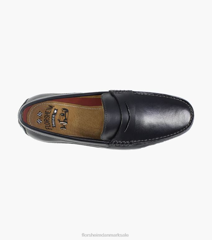 Florsheim Mænd throttle moc toe penny loafer NF0RV266 fodtøj sort