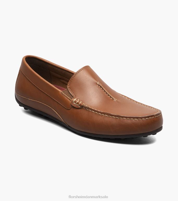 Florsheim Mænd throttle moc toe venetiansk loafer NF0RV106 fodtøj sadelbrun