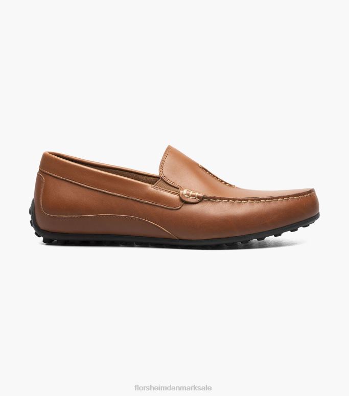 Florsheim Mænd throttle moc toe venetiansk loafer NF0RV106 fodtøj sadelbrun