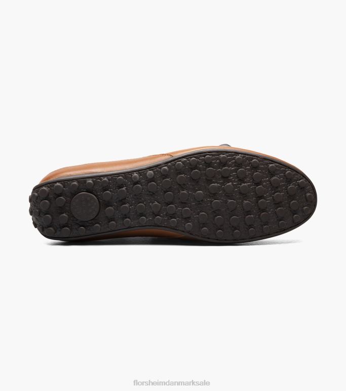 Florsheim Mænd throttle moc toe venetiansk loafer NF0RV106 fodtøj sadelbrun