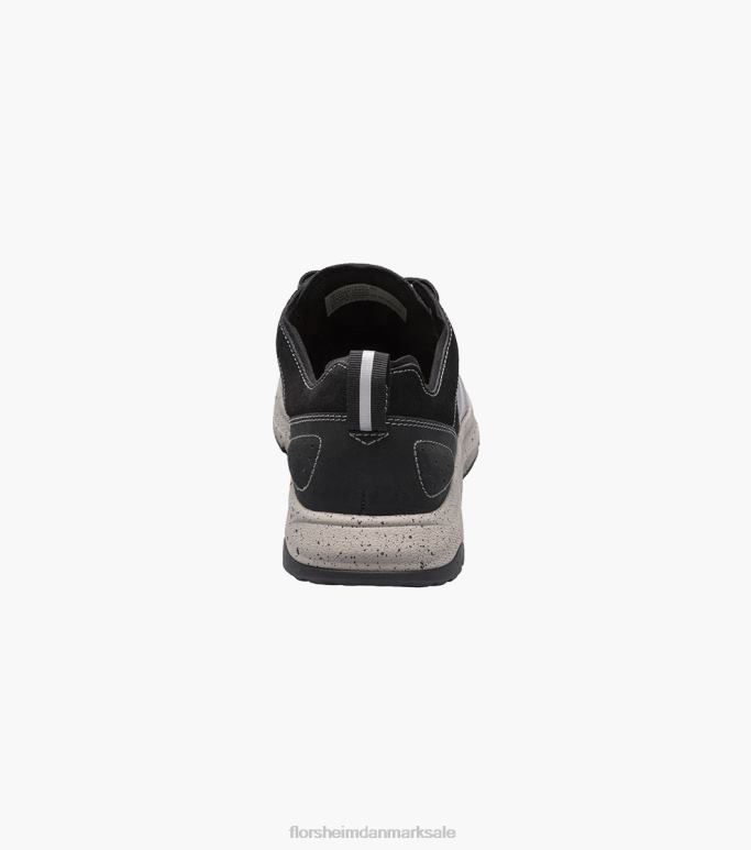 Florsheim Mænd tread lite 1 almindelig tå sneaker med snøre NF0RV315 fodtøj sort tumlede
