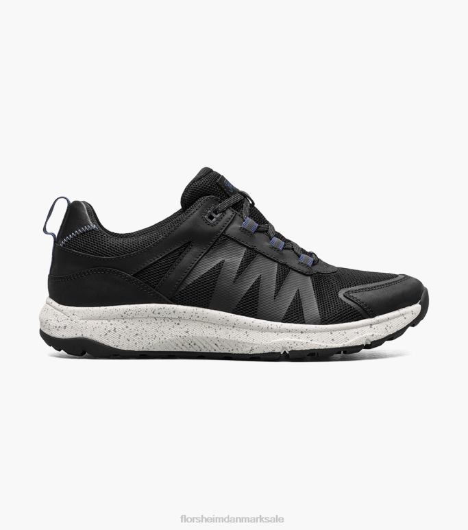 Florsheim Mænd tread lite 1 mesh moc toe sneaker med snøre NF0RV310 fodtøj sort ch