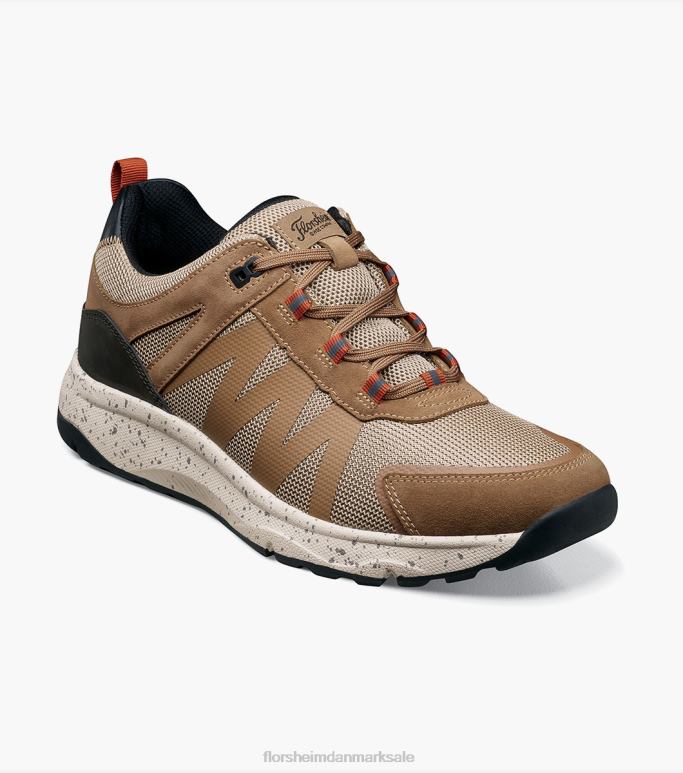 Florsheim Mænd tread lite 1 mesh moc toe sneaker med snøre NF0RV311 fodtøj tan