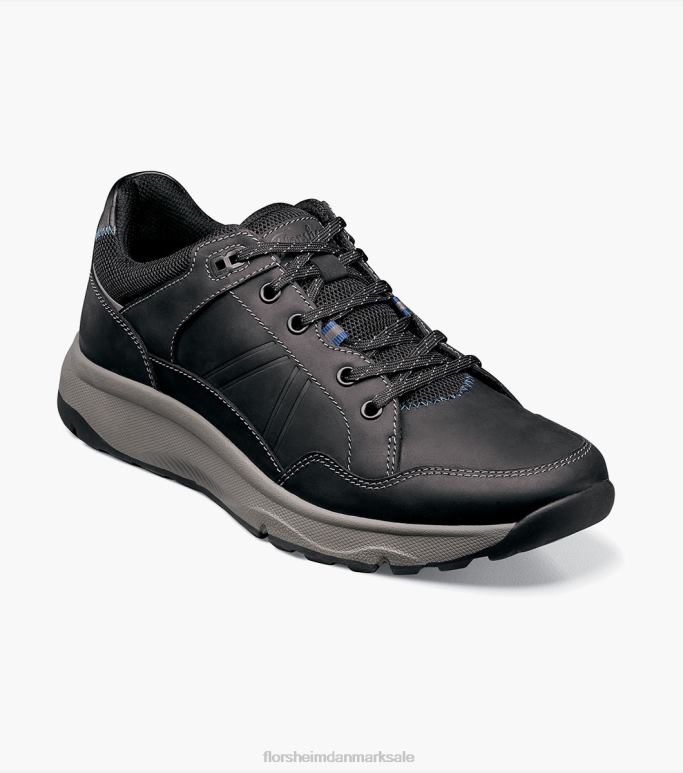Florsheim Mænd tread lite 1 moc toe sneaker med snøre NF0RV308 fodtøj sort ch