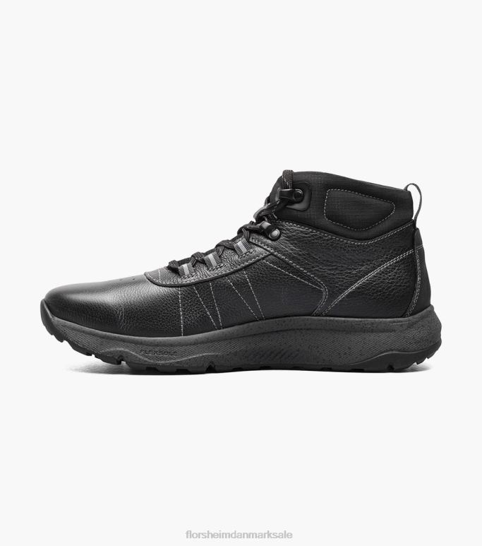 Florsheim Mænd tread lite 2 almindelig tå vandrestøvle NF0RV317 fodtøj sort tumlede
