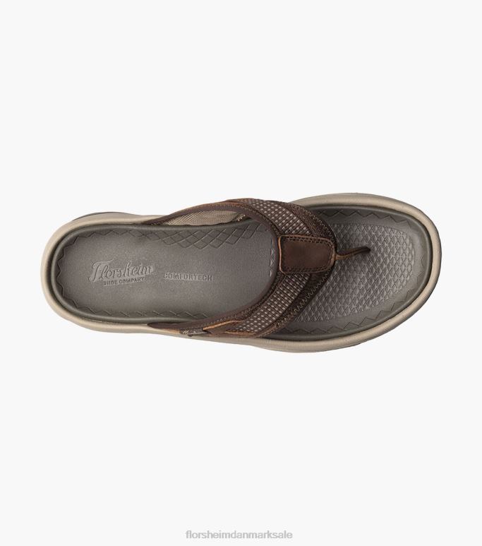 Florsheim Mænd tread lite 2 string sandal NF0RV369 fodtøj brun lm