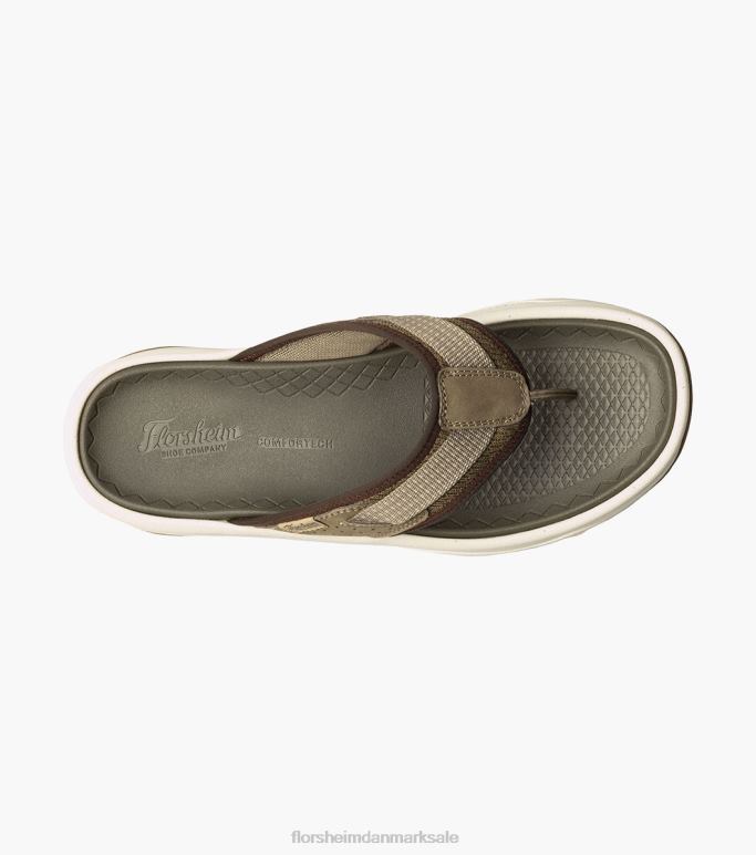 Florsheim Mænd tread lite 2 string sandal NF0RV371 fodtøj taupe