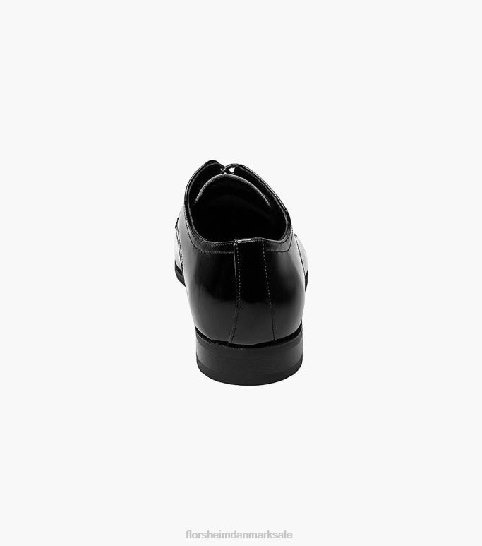 Florsheim Mænd tux almindelig tå oxford NF0RV176 fodtøj sort patent
