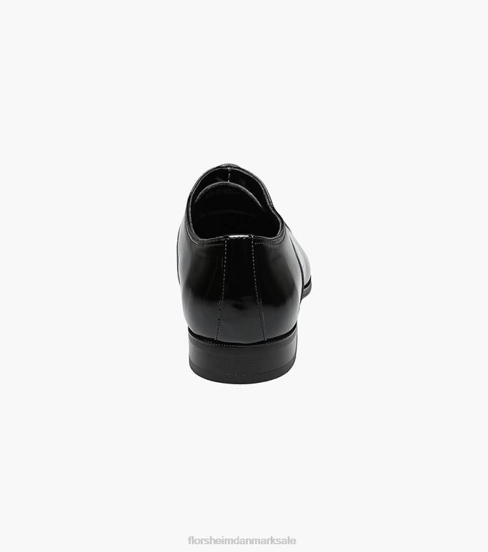Florsheim Mænd tux cap toe oxford NF0RV235 fodtøj sort patent