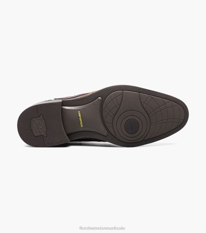 Florsheim Mænd uptown krydret vingespids oxford NF0RV110 fodtøj cognac multi
