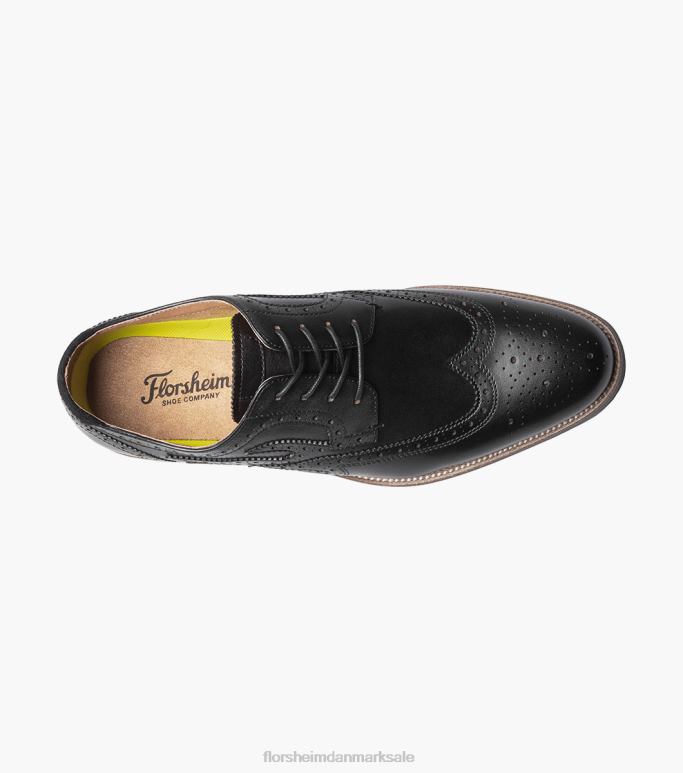 Florsheim Mænd uptown krydret vingespids oxford NF0RV111 fodtøj sort