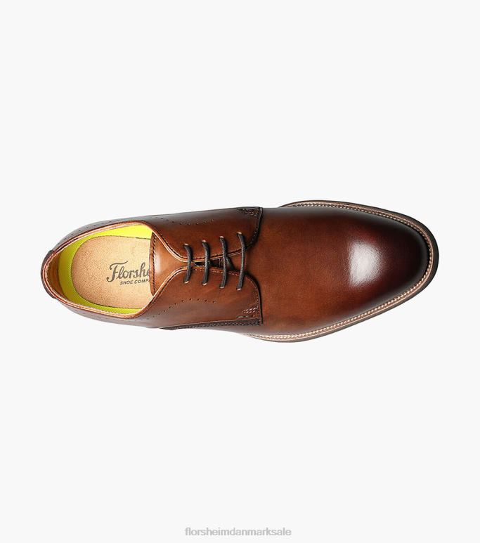 Florsheim Mænd uptown plain toe oxford NF0RV239 fodtøj cognac