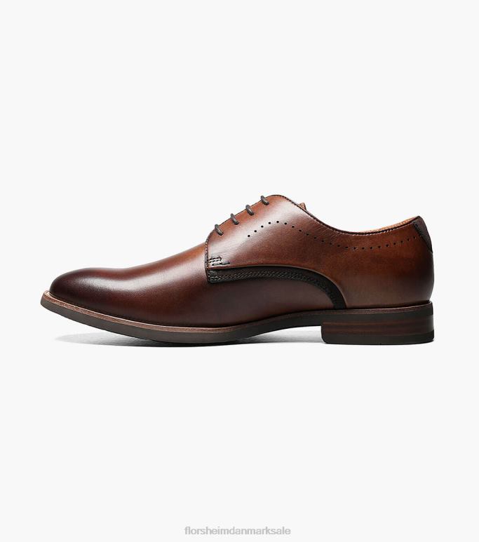 Florsheim Mænd uptown plain toe oxford NF0RV239 fodtøj cognac