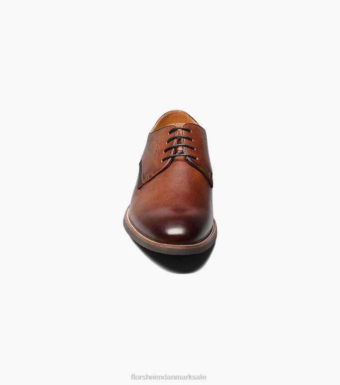 Florsheim Mænd uptown plain toe oxford NF0RV239 fodtøj cognac