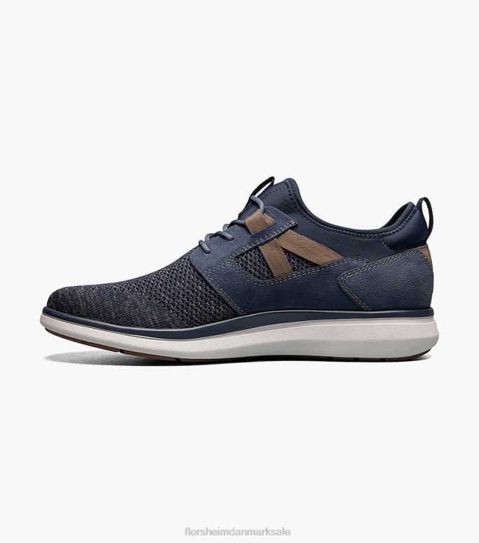 Florsheim Mænd venture strik almindelig tå snøre sneaker NF0RV348 fodtøj flåde