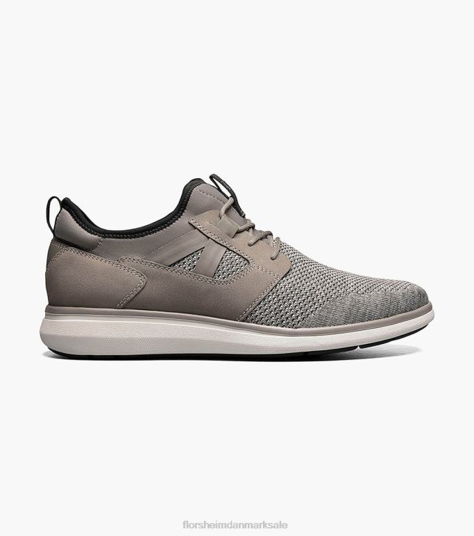 Florsheim Mænd venture strik almindelig tå snøre sneaker NF0RV349 fodtøj grå
