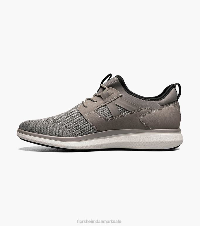 Florsheim Mænd venture strik almindelig tå snøre sneaker NF0RV349 fodtøj grå