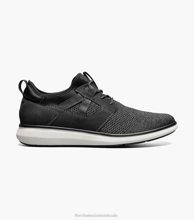 Florsheim Mænd venture strik almindelig tå snøre sneaker NF0RV351 fodtøj sort