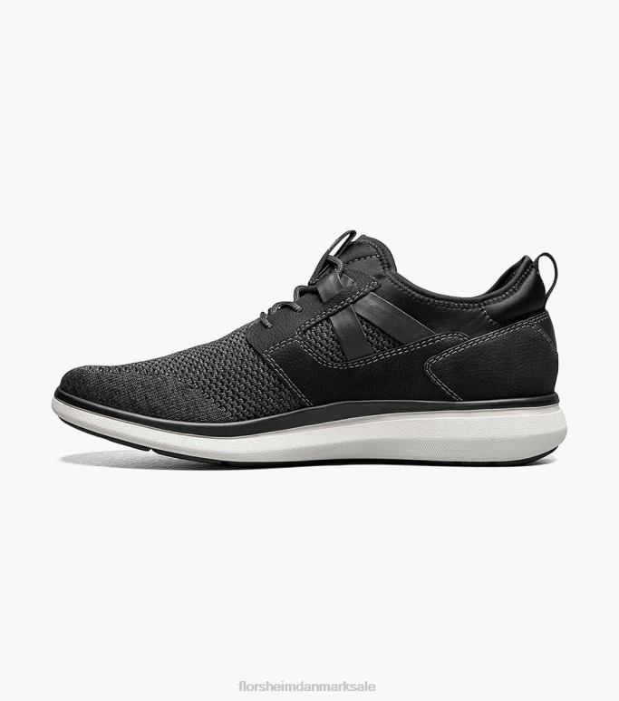 Florsheim Mænd venture strik almindelig tå snøre sneaker NF0RV351 fodtøj sort